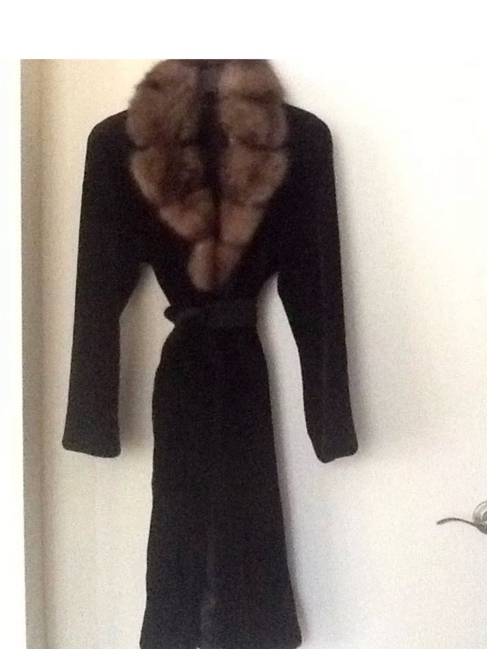 Gorski Sheared Mink with Russian Sable Collar Small Retail $14,500